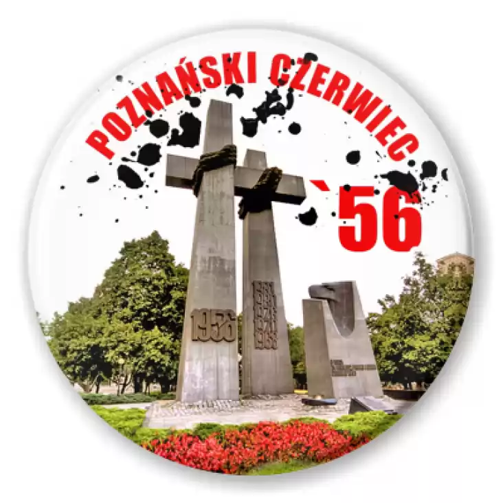 przypinka Poznański Czerwiec `56 Plac Krzyży