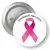 Przypinka z agrafką Świadomość raka piersi