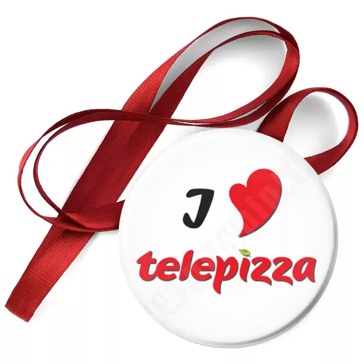 przypinka medal I love Telepizza