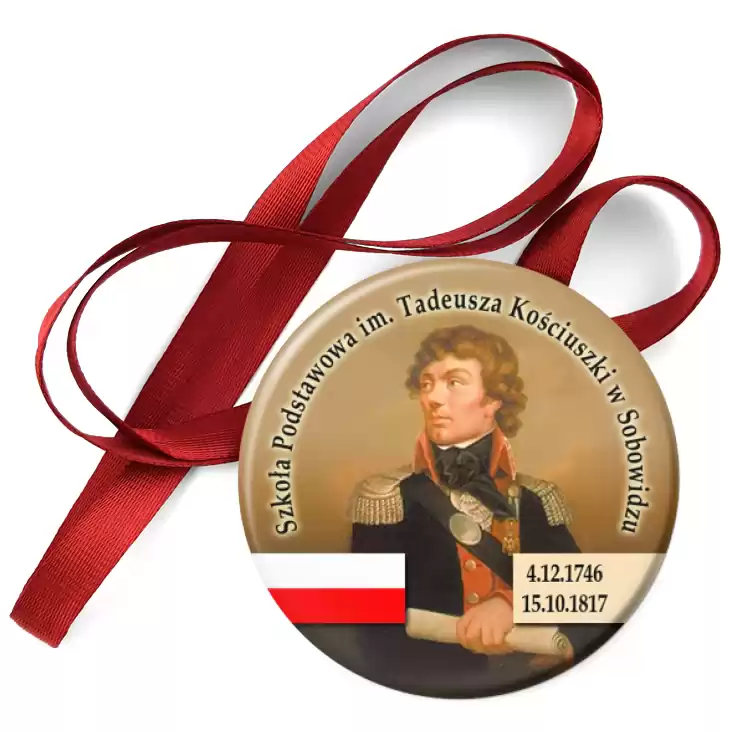 przypinka medal SP im. T. Kościuszki w Sobowidzu