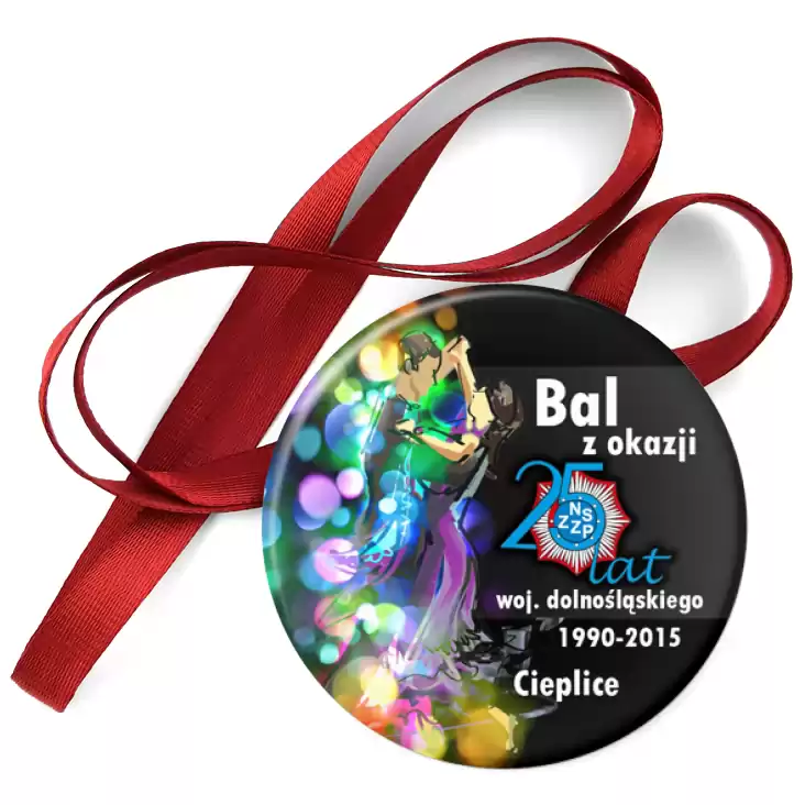 przypinka medal Bal z okazji 25-lecia NSZZ Policjantów