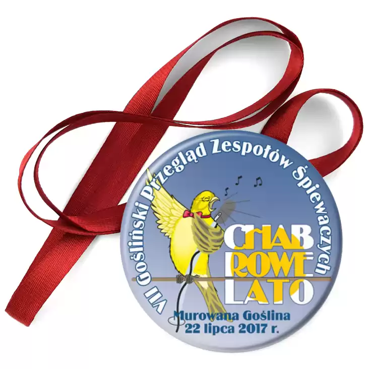przypinka medal Chabrowe Lato 2017