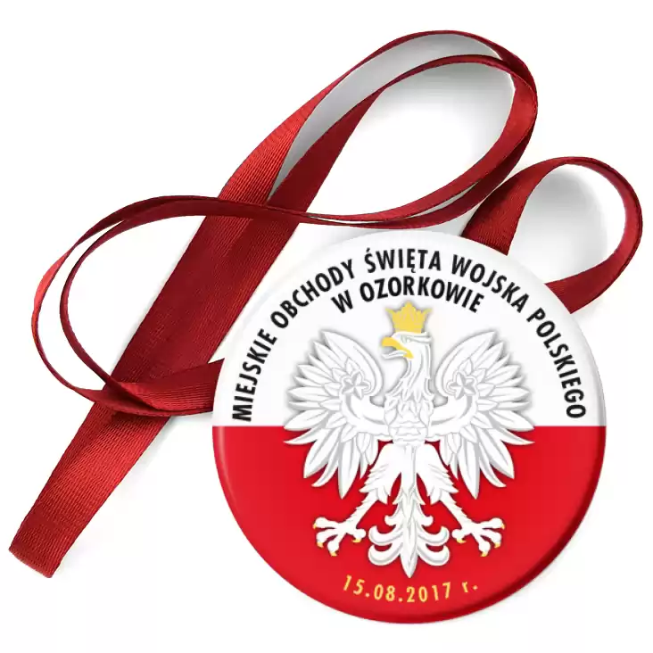 przypinka medal Miejskie Obchody WP w Ozorkowie