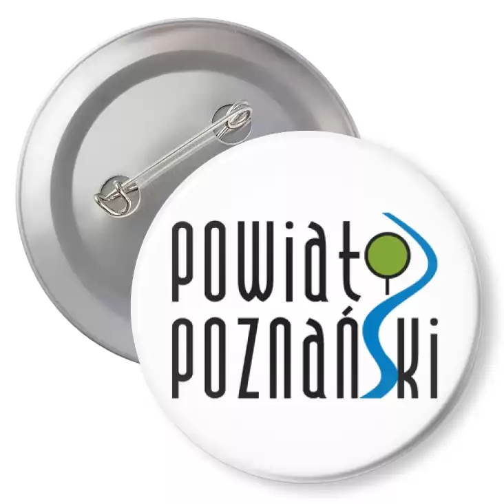 przypinka z agrafką Powiat Poznański