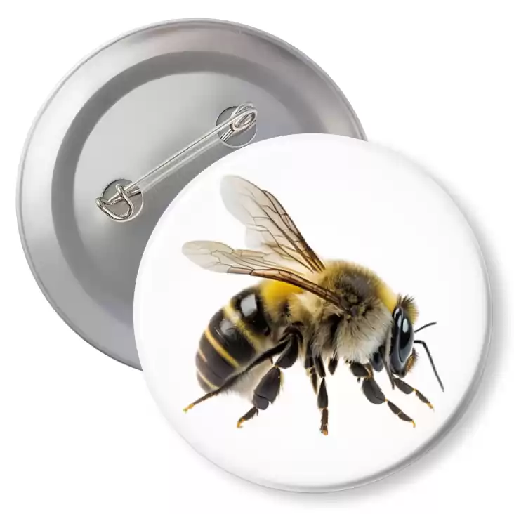 przypinka agrafka Pszczoła