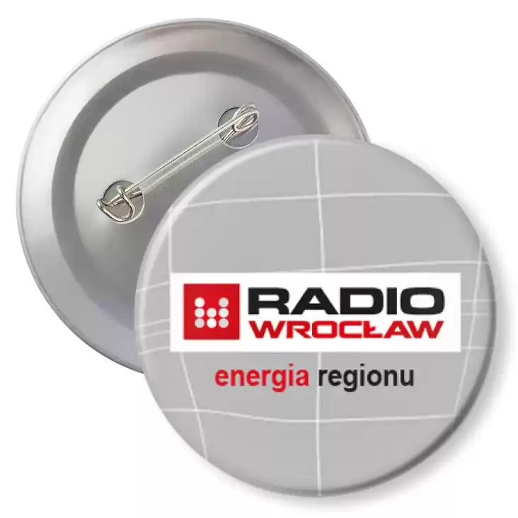 przypinka z agrafką Radio Wrocław