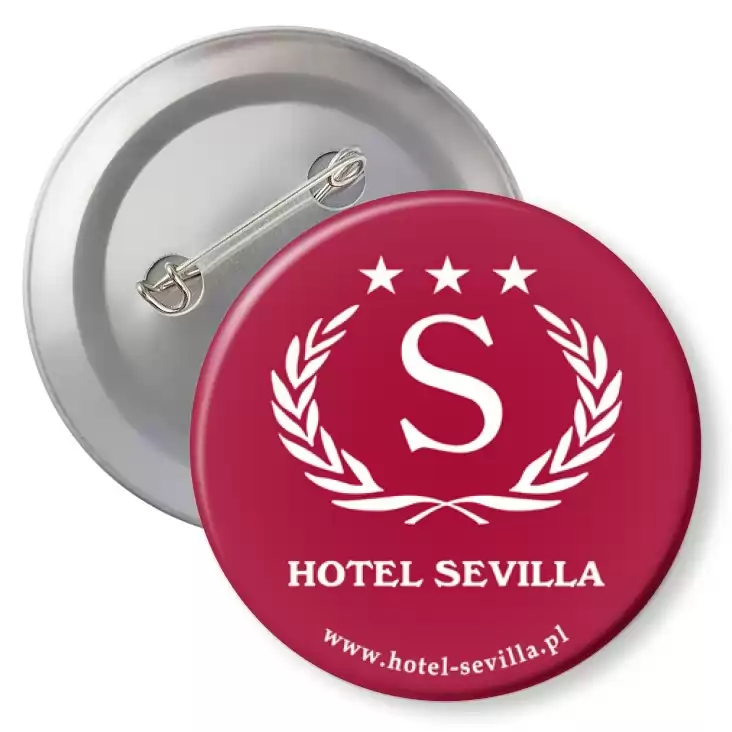 przypinka z agrafką Hotel Sevilla