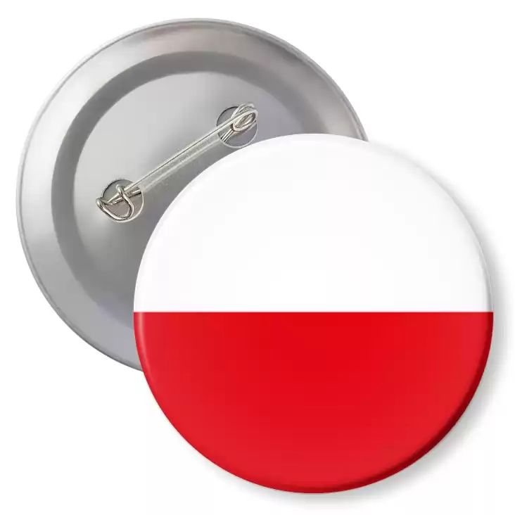 przypinka agrafka Flaga Polska