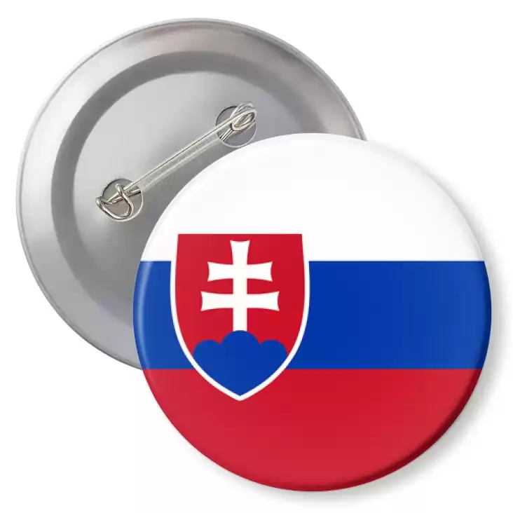 przypinka agrafka Flaga Słowacja