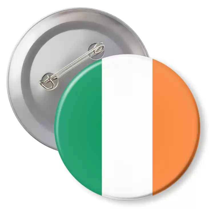 przypinka agrafka Flaga Irlandia