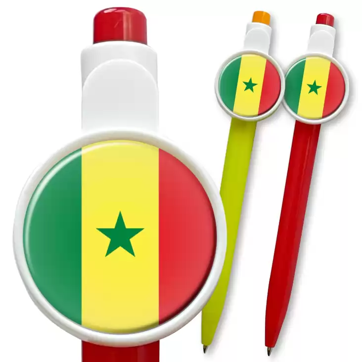 przypinka długopis Senegal