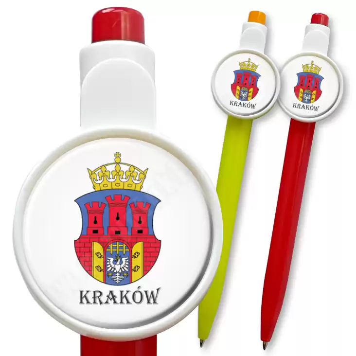 przypinka długopis Kraków