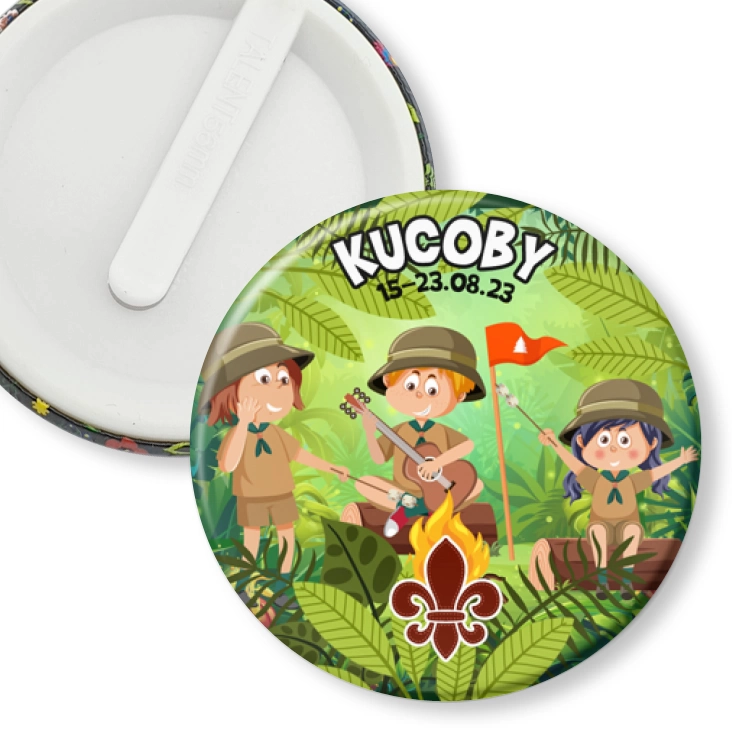 przypinka klips ZHP Tychy Kucoby 2023