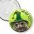 Przypinka klips Matura sowa w zielonym kapeluszu