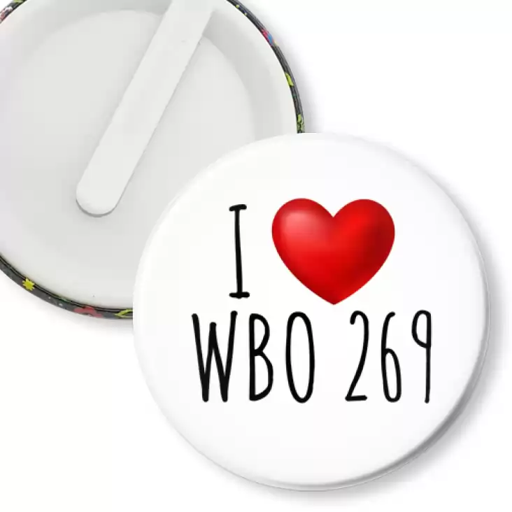 przypinka klips I love WBO 269