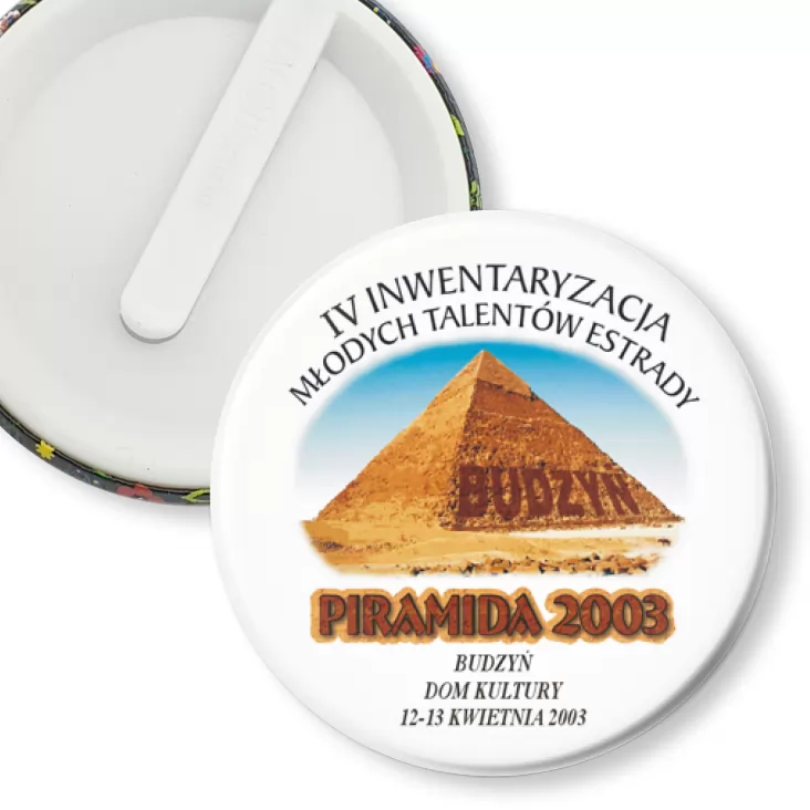 przypinka klips Piramida 2003 - Budzyń