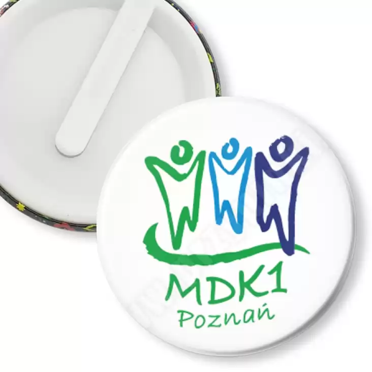 przypinka klips MDK Poznań