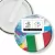 Przypinka klips 300 dni do Euro - II Piłkarska Gra Miejska - Włochy