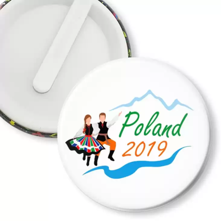 przypinka klips Poland 2019