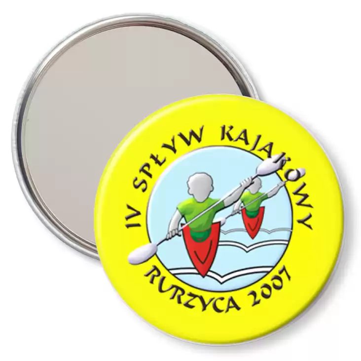 przypinka lusterko IV Spływ Kajakowy - Ryrzyca 2007