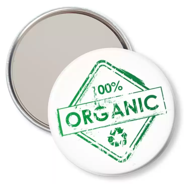 przypinka lusterko 100% organic