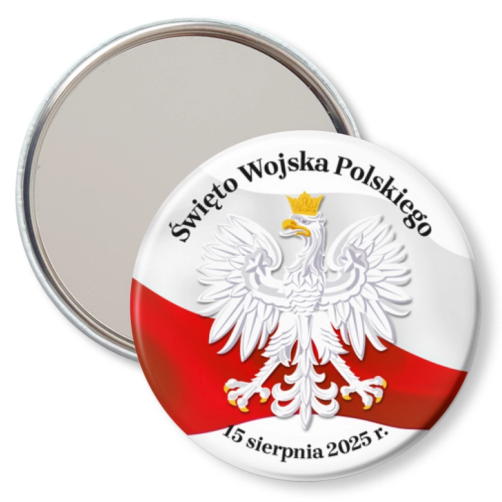 przypinka lusterko Święto Wojska Polskiego Orzełek