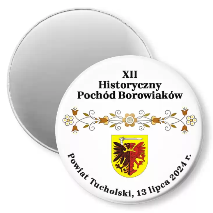 przypinka magnes XII Historyczny Pochód Borowiaków