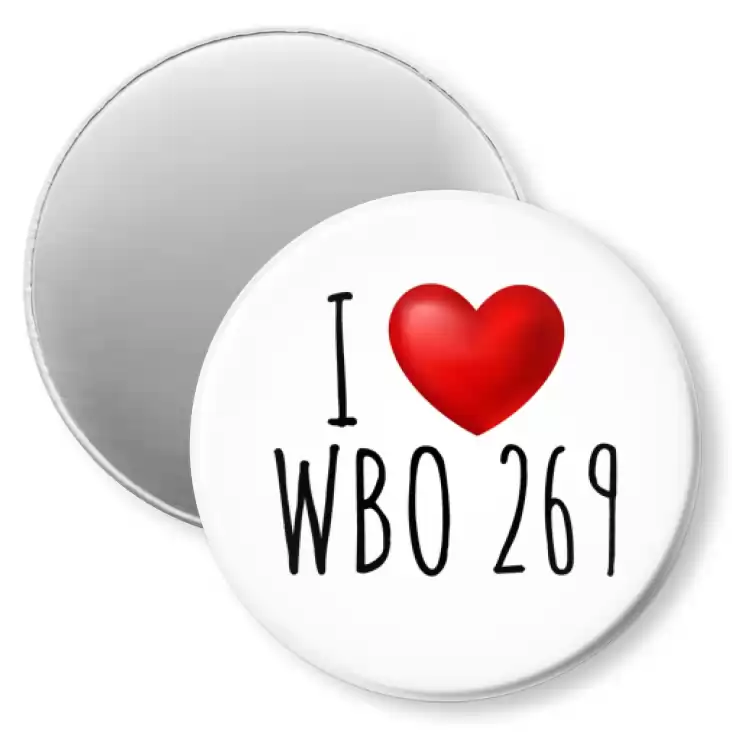 przypinka magnes I love WBO 269