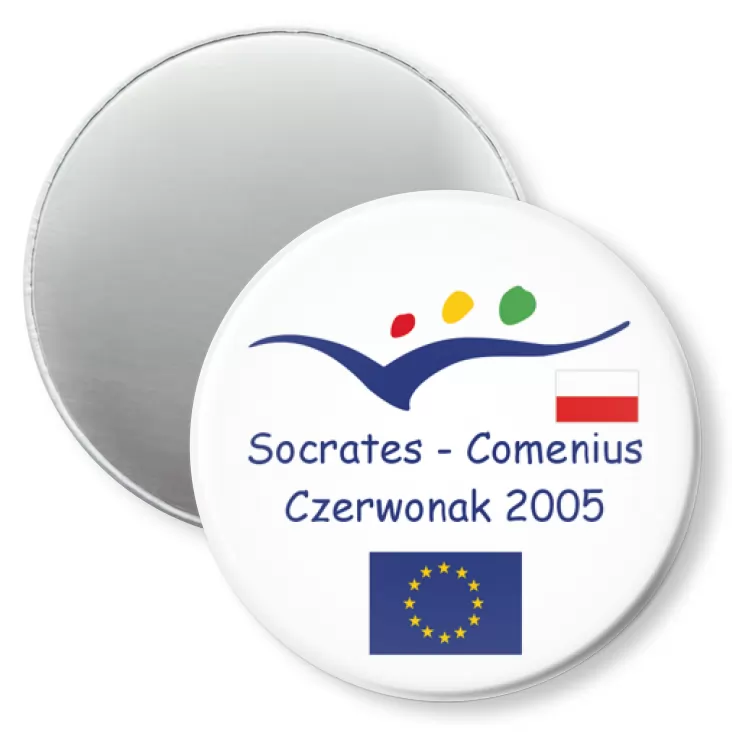 przypinka magnes Socrates - Comenius