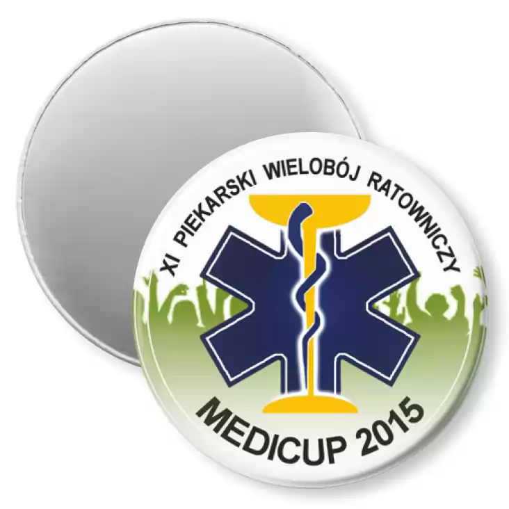 przypinka magnes Medicup 2015