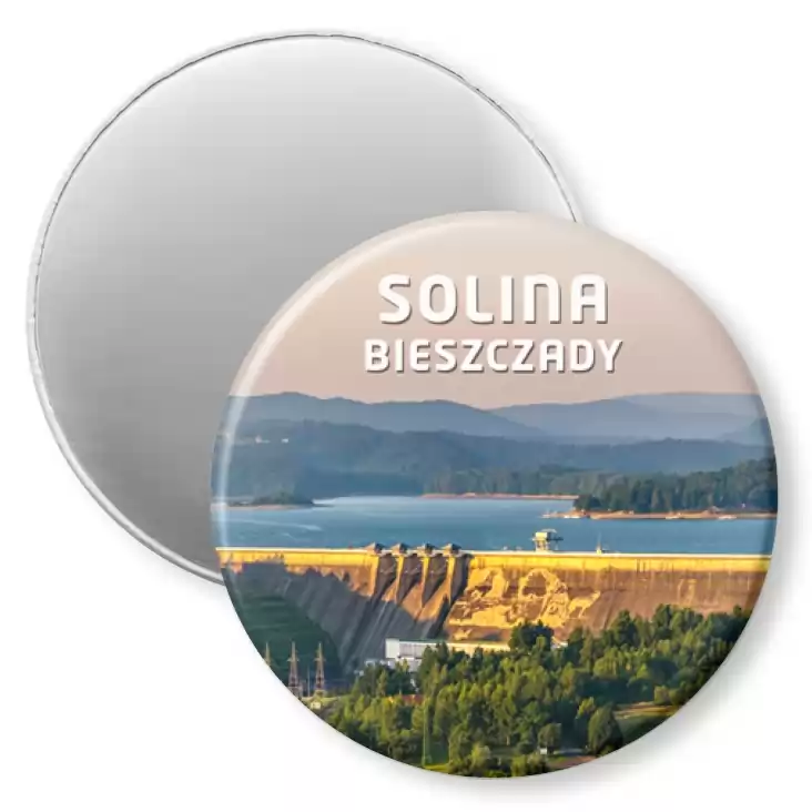 przypinka magnes Bieszczady - Solina