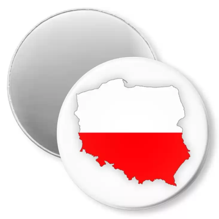 przypinka magnes Mapa Polski