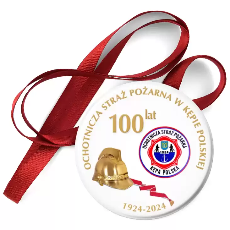 przypinka medal Jubileusz 100-lecia OSP Kępa Polska