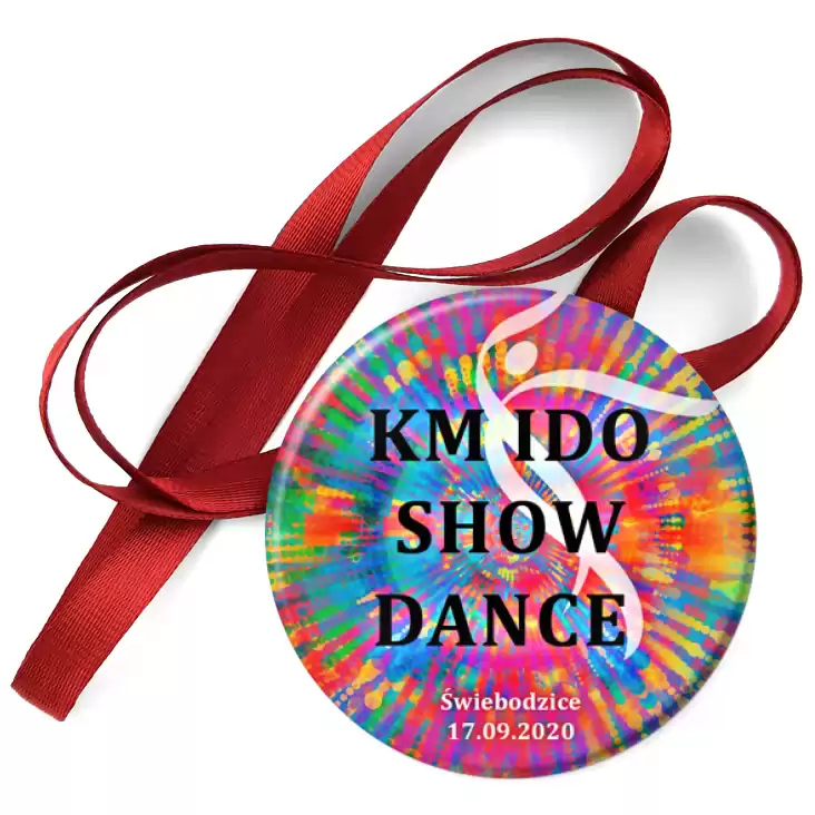przypinka medal KM IDO Show Dance