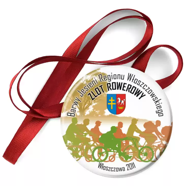 przypinka medal Barwy Jesieni Regionu Włoszczowskiego 2011