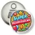 Przypinka otwieracz-magnes Super Predszkolak na kolorowo