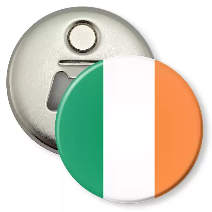przypinka otwieracz-magnes Flaga Irlandia